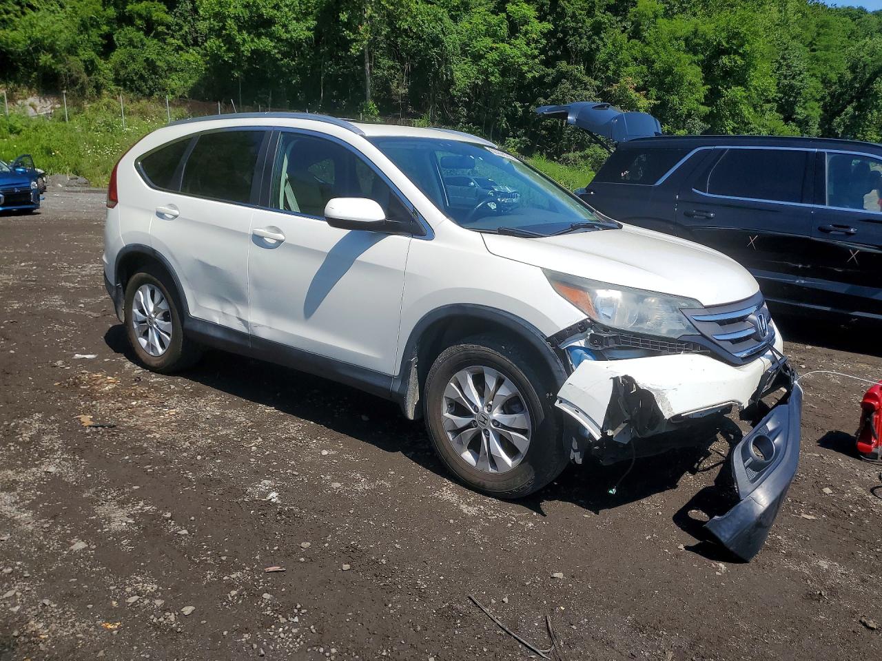 2014 Honda Cr-v Exl Белый vin: 5J6RM4H72EL038883