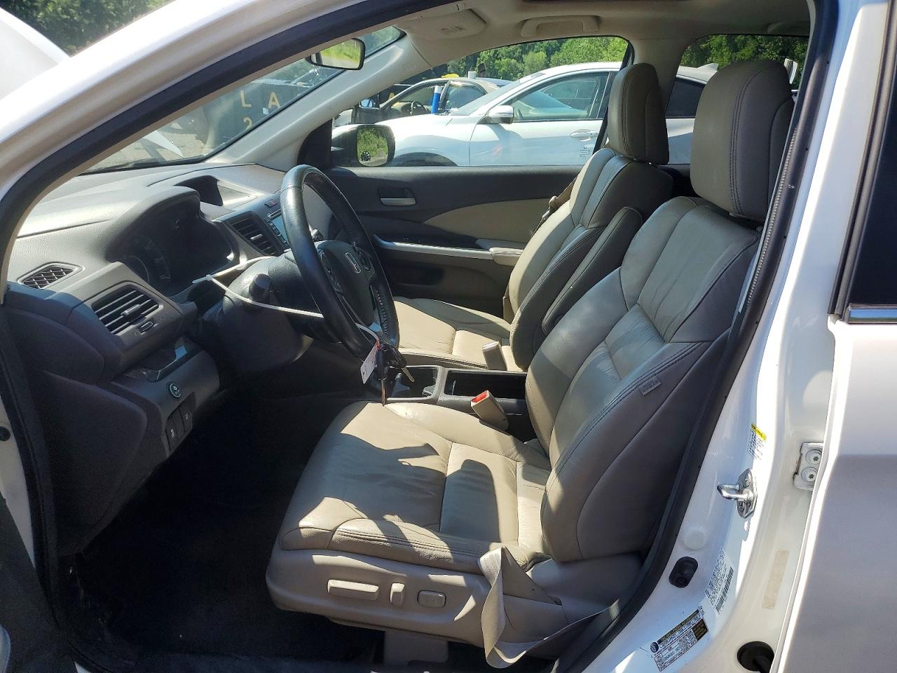 2014 Honda Cr-v Exl Белый vin: 5J6RM4H72EL038883