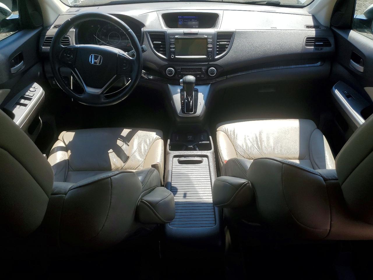2014 Honda Cr-v Exl Белый vin: 5J6RM4H72EL038883