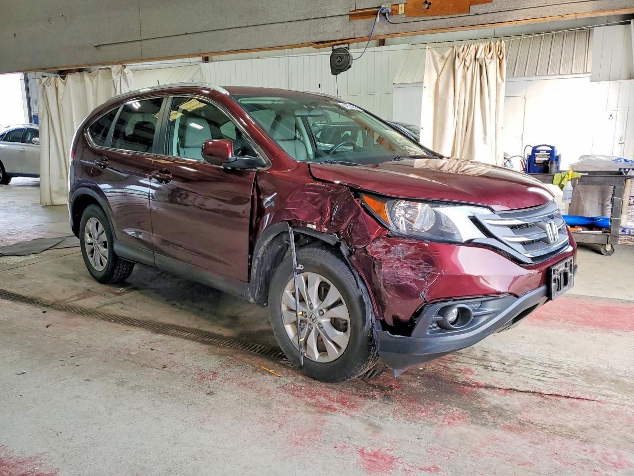 2014 Honda Cr-v Exl Бордовый vin: 5J6RM4H72EL053514