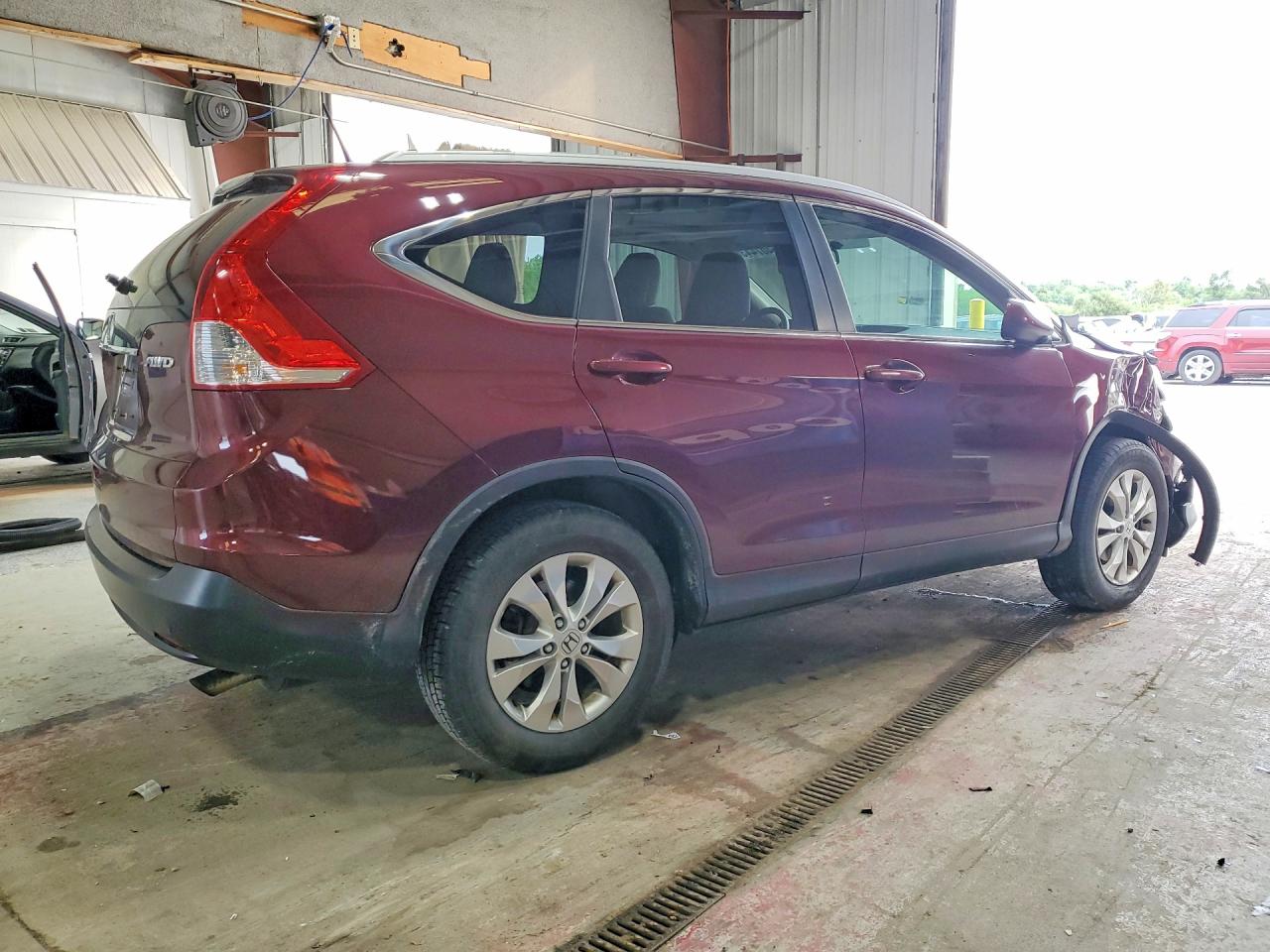2014 Honda Cr-v Exl Бордовый vin: 5J6RM4H72EL053514