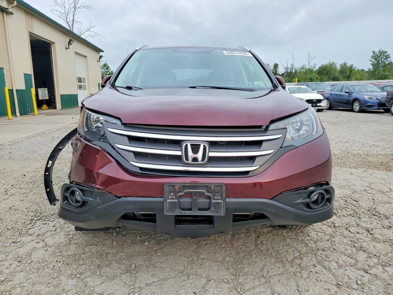 2014 Honda Cr-v Exl Бордовый vin: 5J6RM4H72EL053514