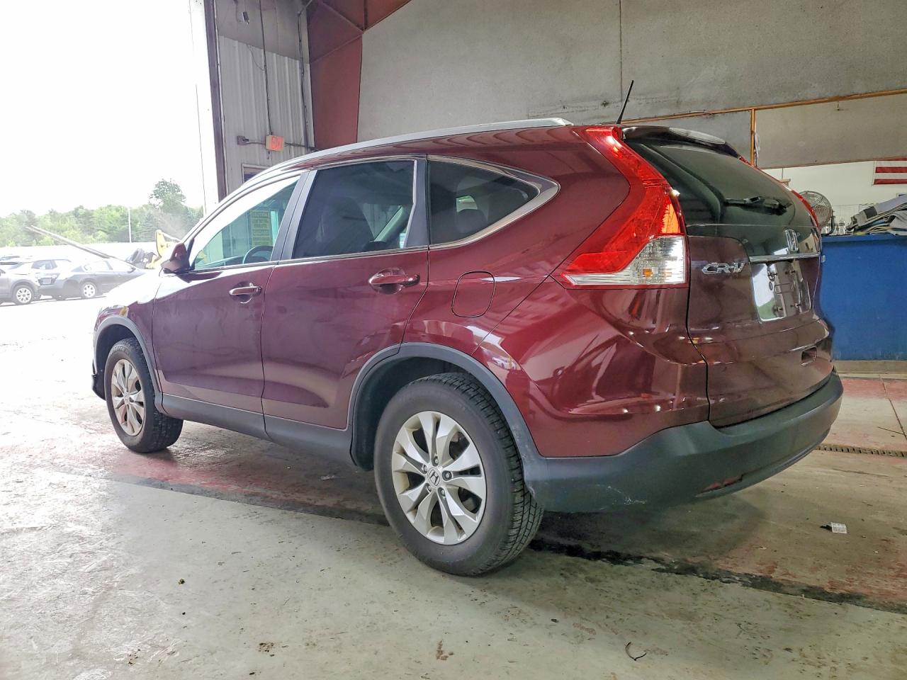 2014 Honda Cr-v Exl Бордовый vin: 5J6RM4H72EL053514
