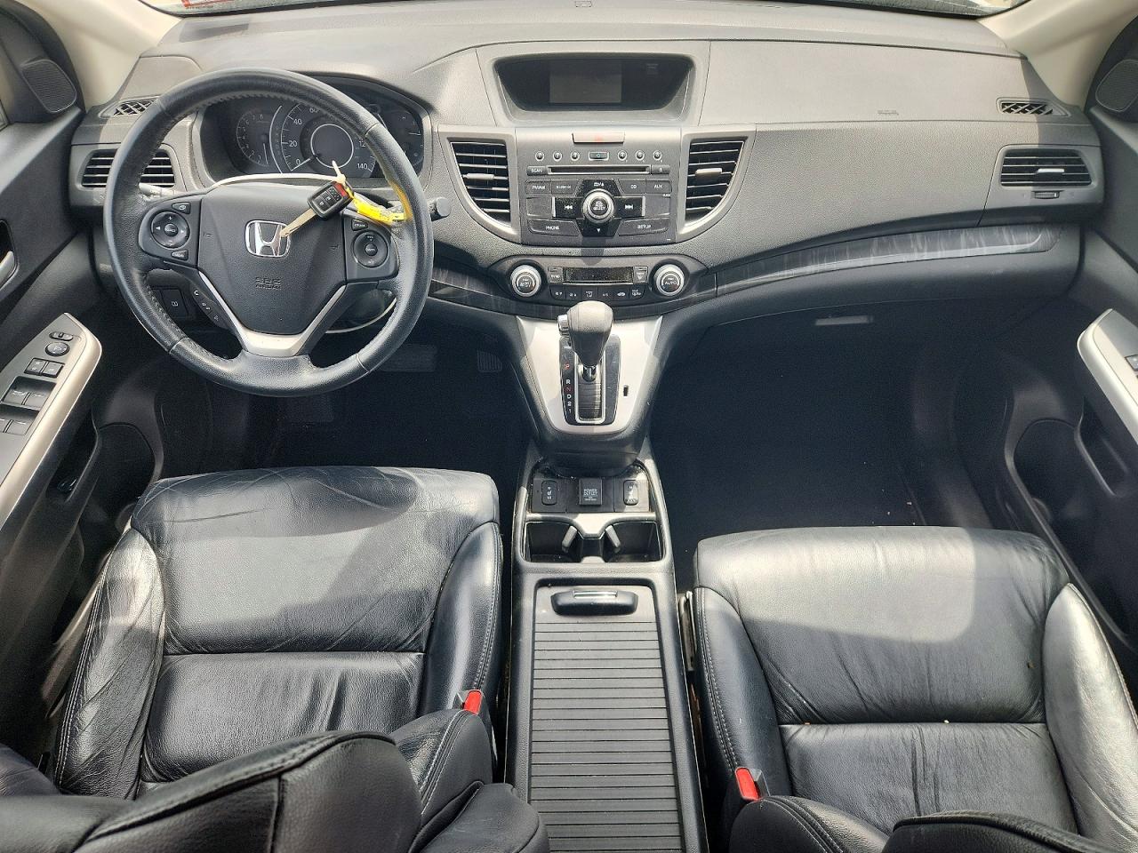 2014 Honda Cr-v Exl White vin: 5J6RM4H72EL055182