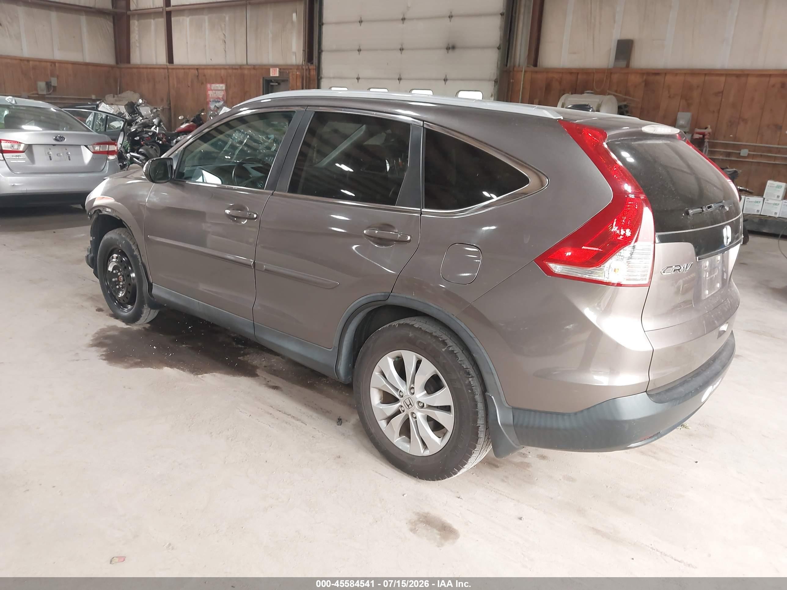 2014 Honda Cr-v Ex-l Pewter vin: 5J6RM4H72EL071866