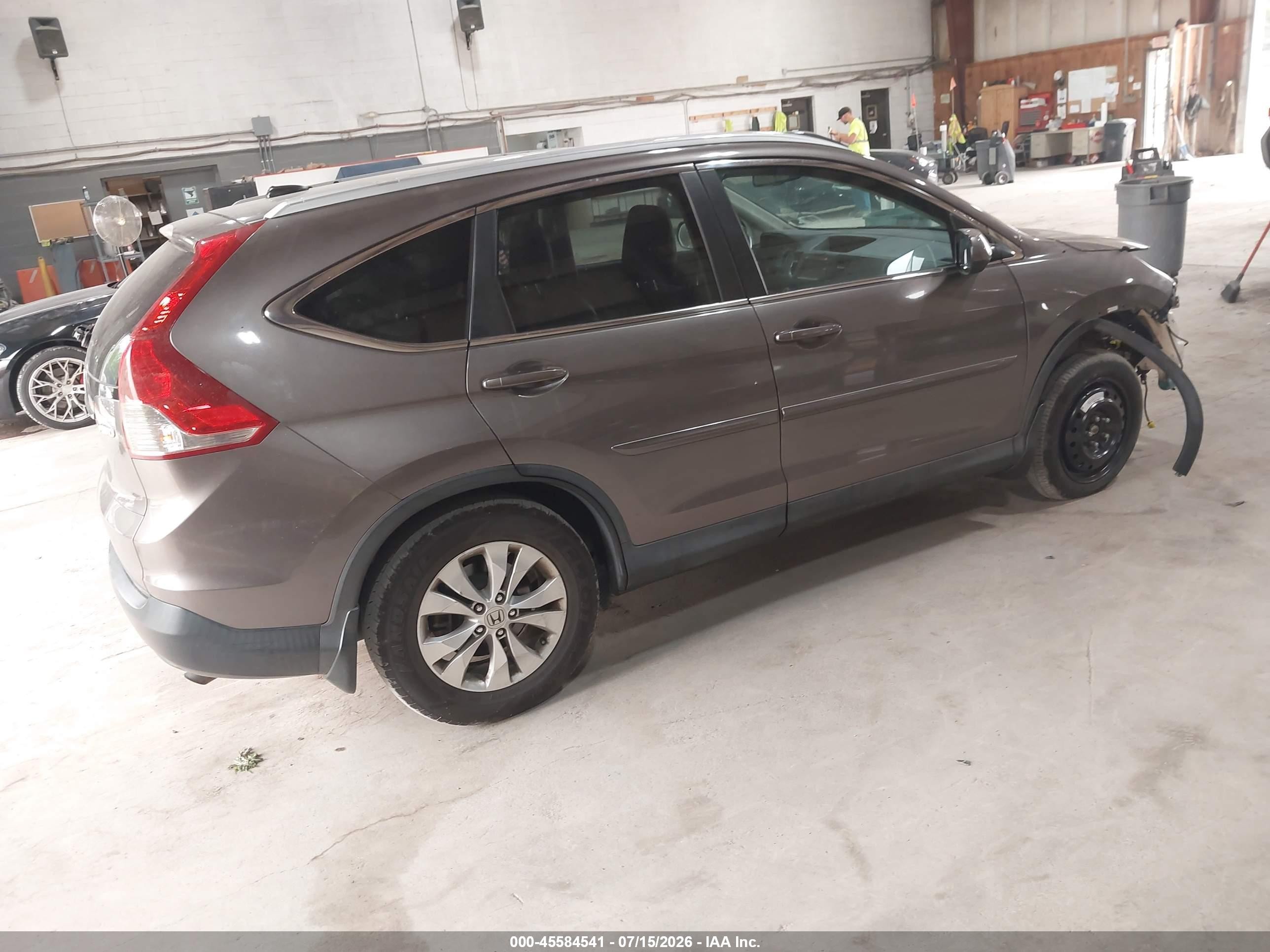 2014 Honda Cr-v Ex-l Pewter vin: 5J6RM4H72EL071866