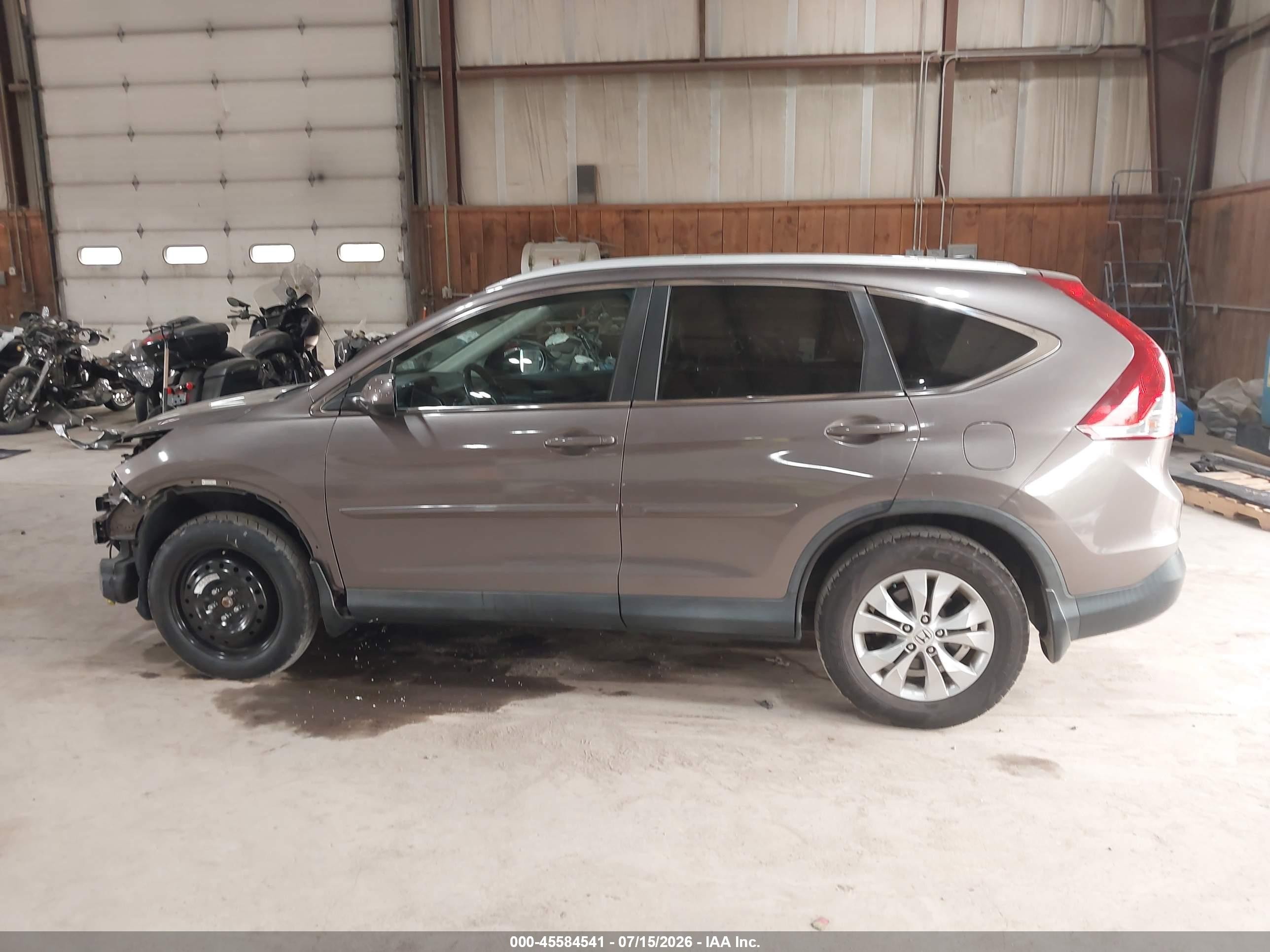 2014 Honda Cr-v Ex-l Pewter vin: 5J6RM4H72EL071866
