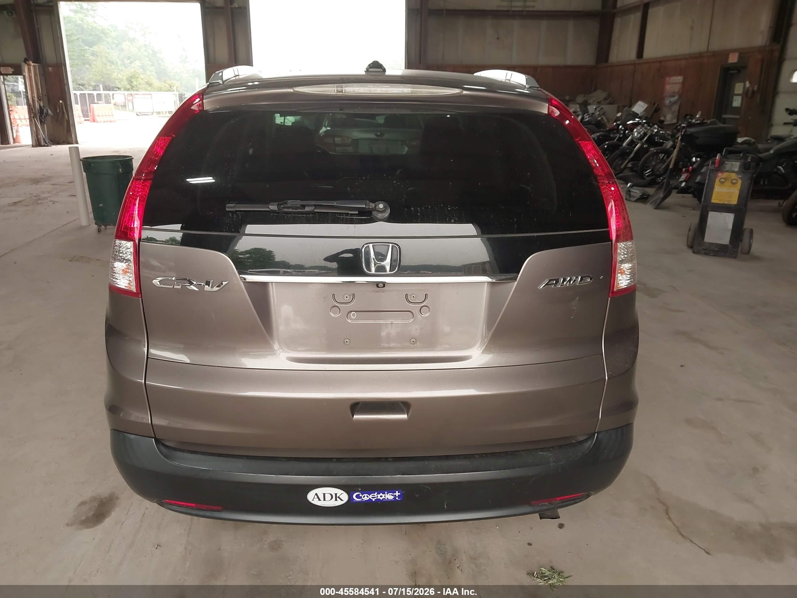2014 Honda Cr-v Ex-l Pewter vin: 5J6RM4H72EL071866