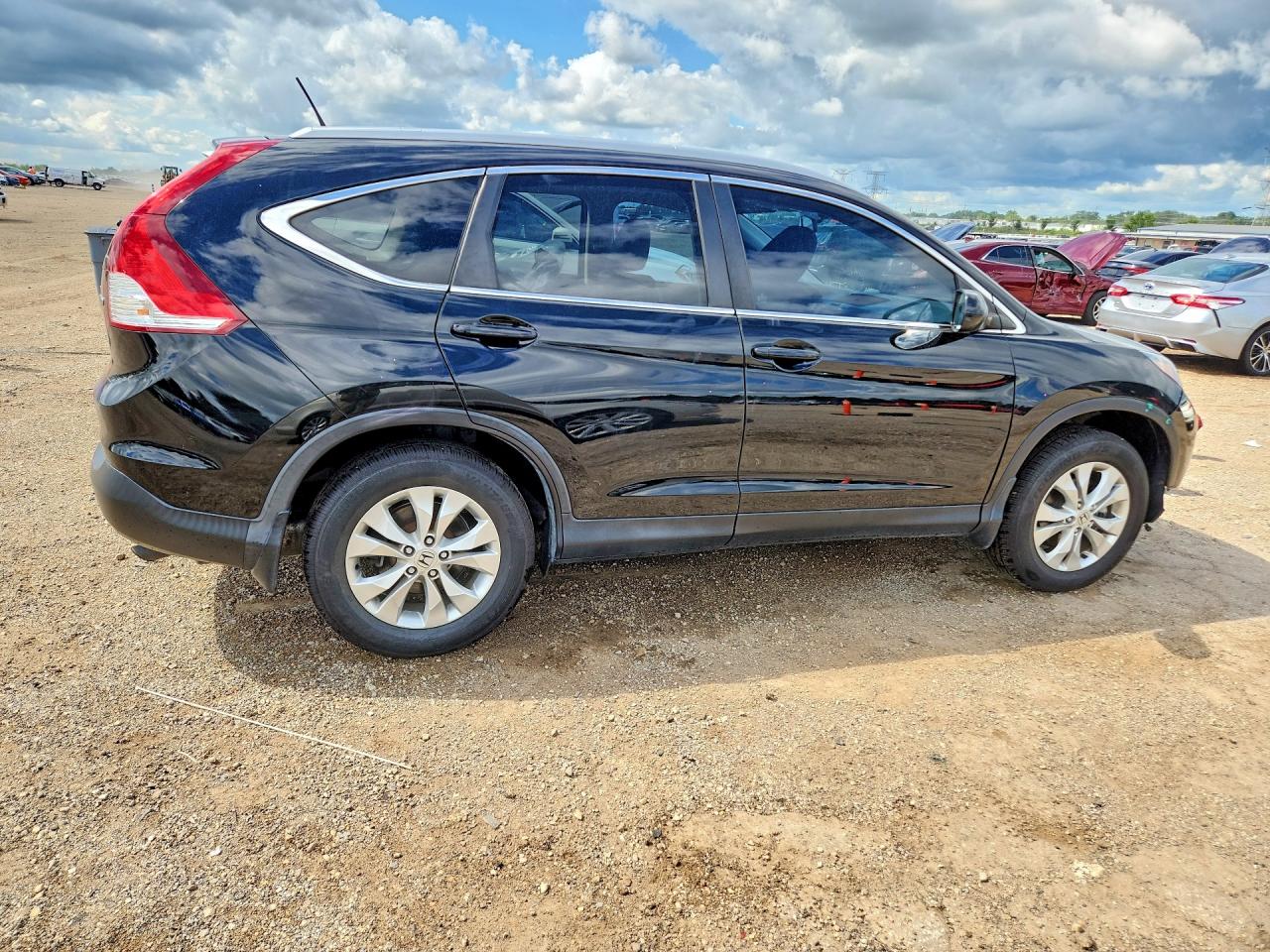 2014 Honda Cr-v Exl Black vin: 5J6RM4H72EL074086