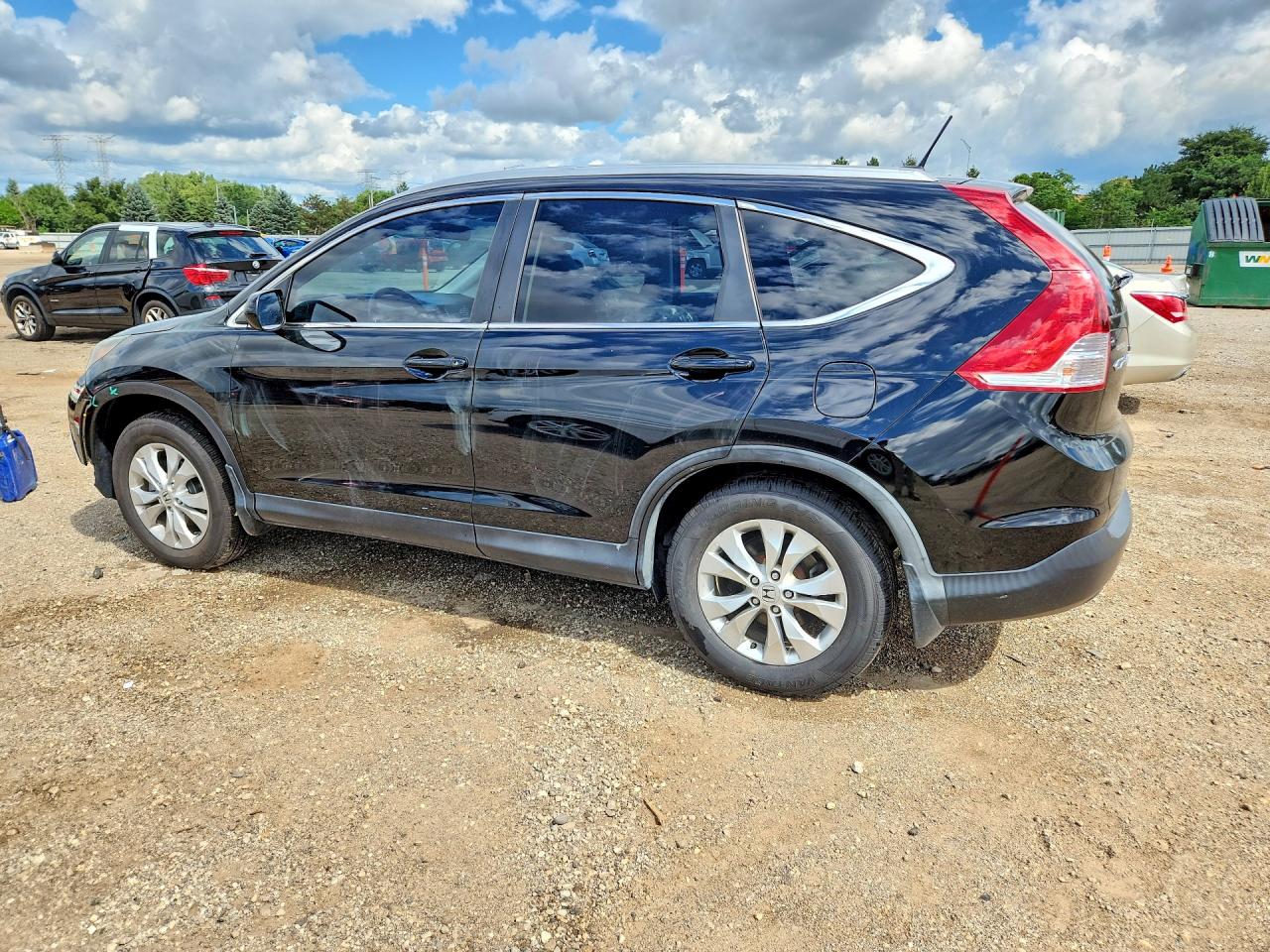 2014 Honda Cr-v Exl Black vin: 5J6RM4H72EL074086