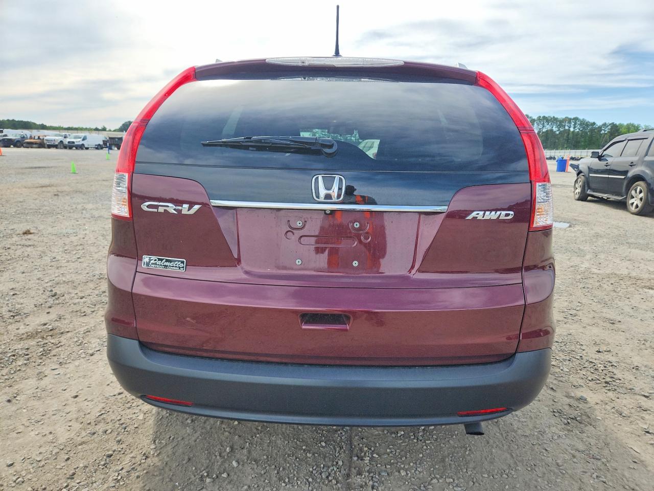 2014 Honda Cr-v Exl Burgundy vin: 5J6RM4H72EL098632