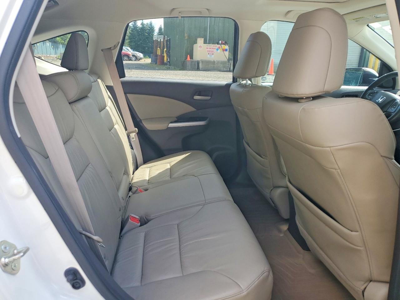 2014 Honda Cr-v Exl White vin: 5J6RM4H72EL116420