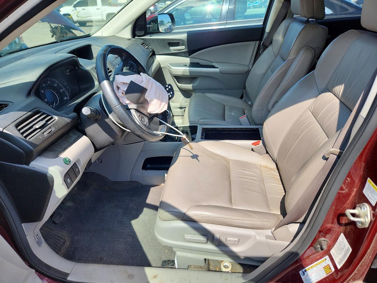 2014 Honda Cr-v Exl Maroon vin: 5J6RM4H72EL116756