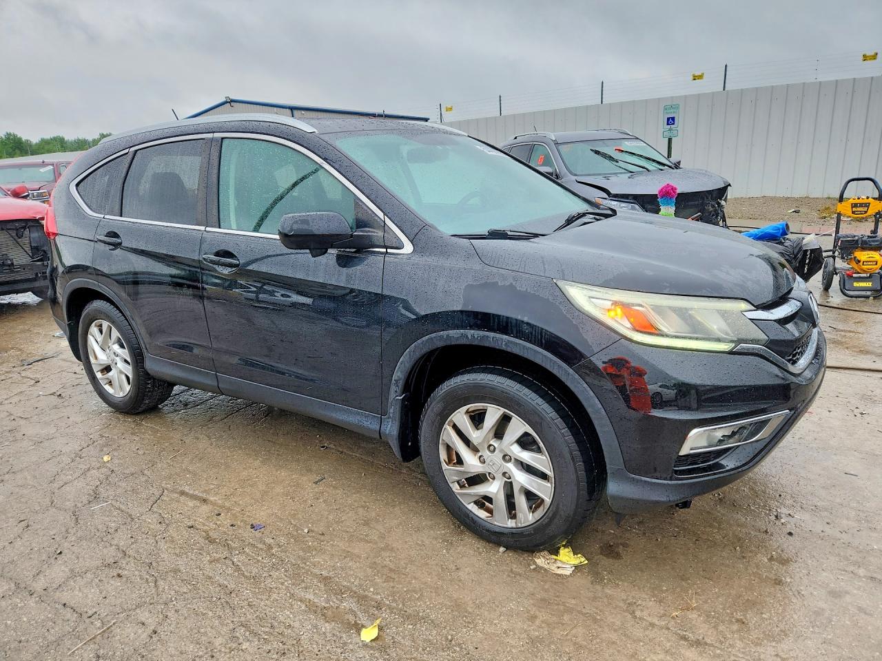 2015 Honda Cr-v Exl Black vin: 5J6RM4H72FL020675