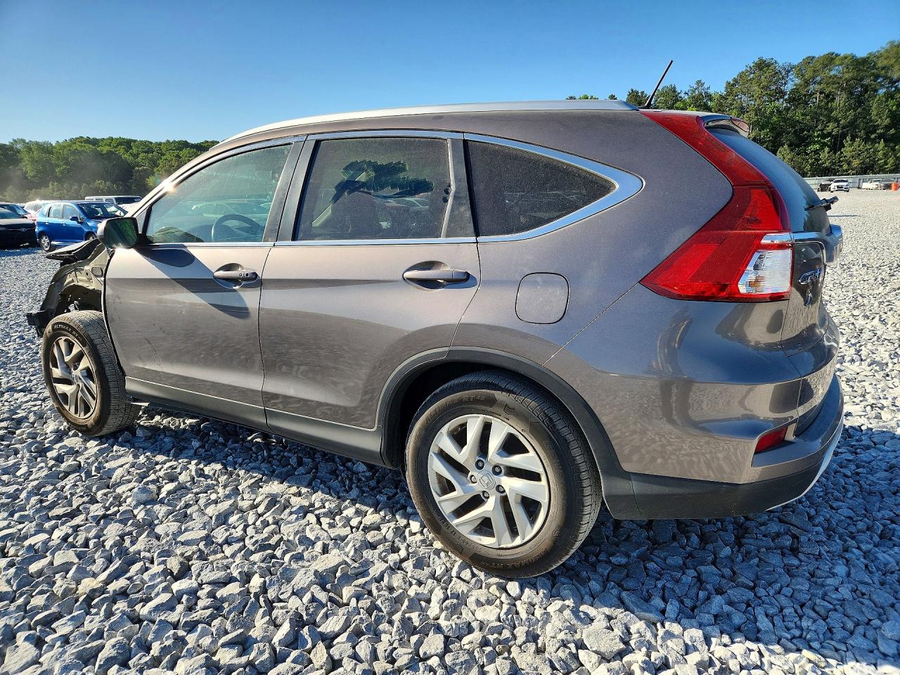 2015 Honda Cr-v Exl Gray vin: 5J6RM4H72FL021941