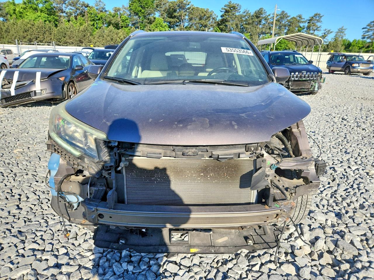 2015 Honda Cr-v Exl Gray vin: 5J6RM4H72FL021941