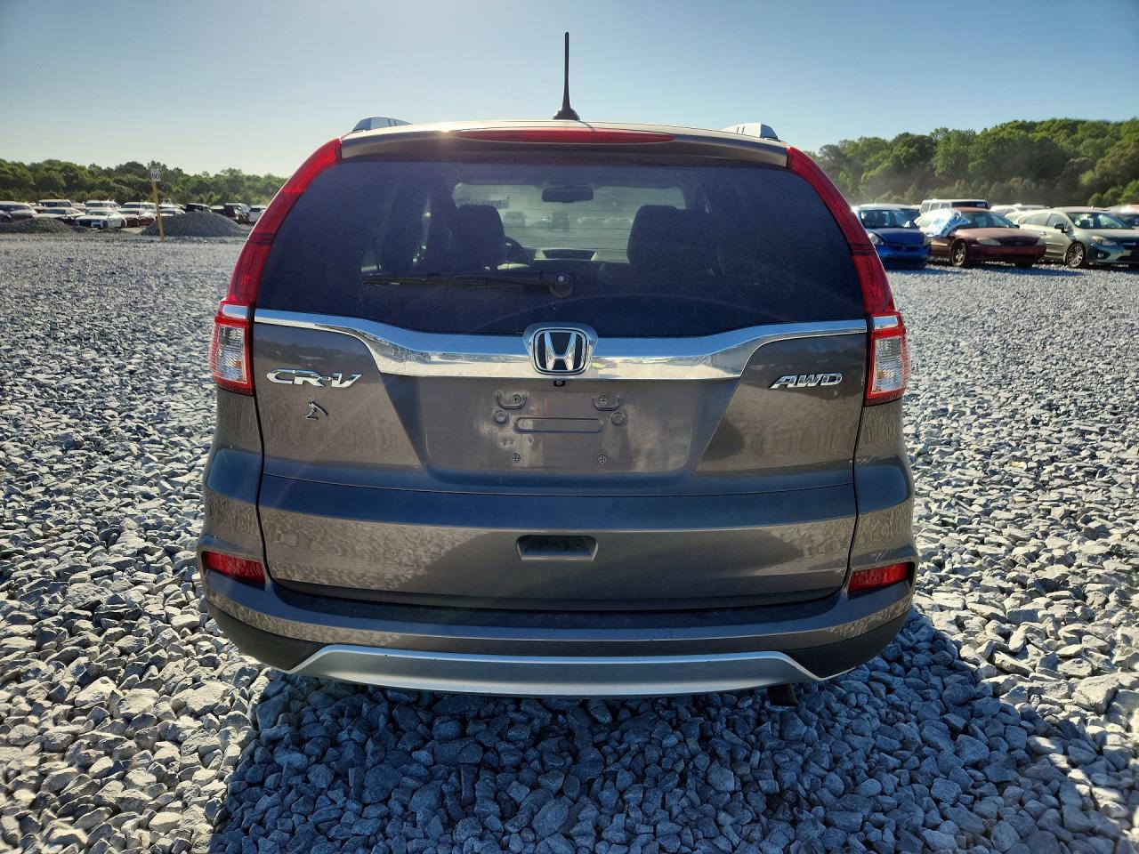 2015 Honda Cr-v Exl Gray vin: 5J6RM4H72FL021941