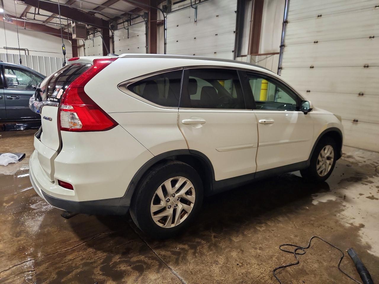 2015 Honda Cr-v Exl White vin: 5J6RM4H72FL023964
