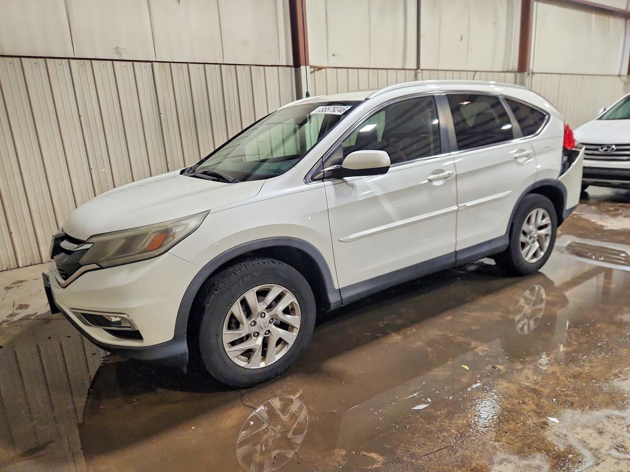2015 Honda Cr-v Exl White vin: 5J6RM4H72FL023964