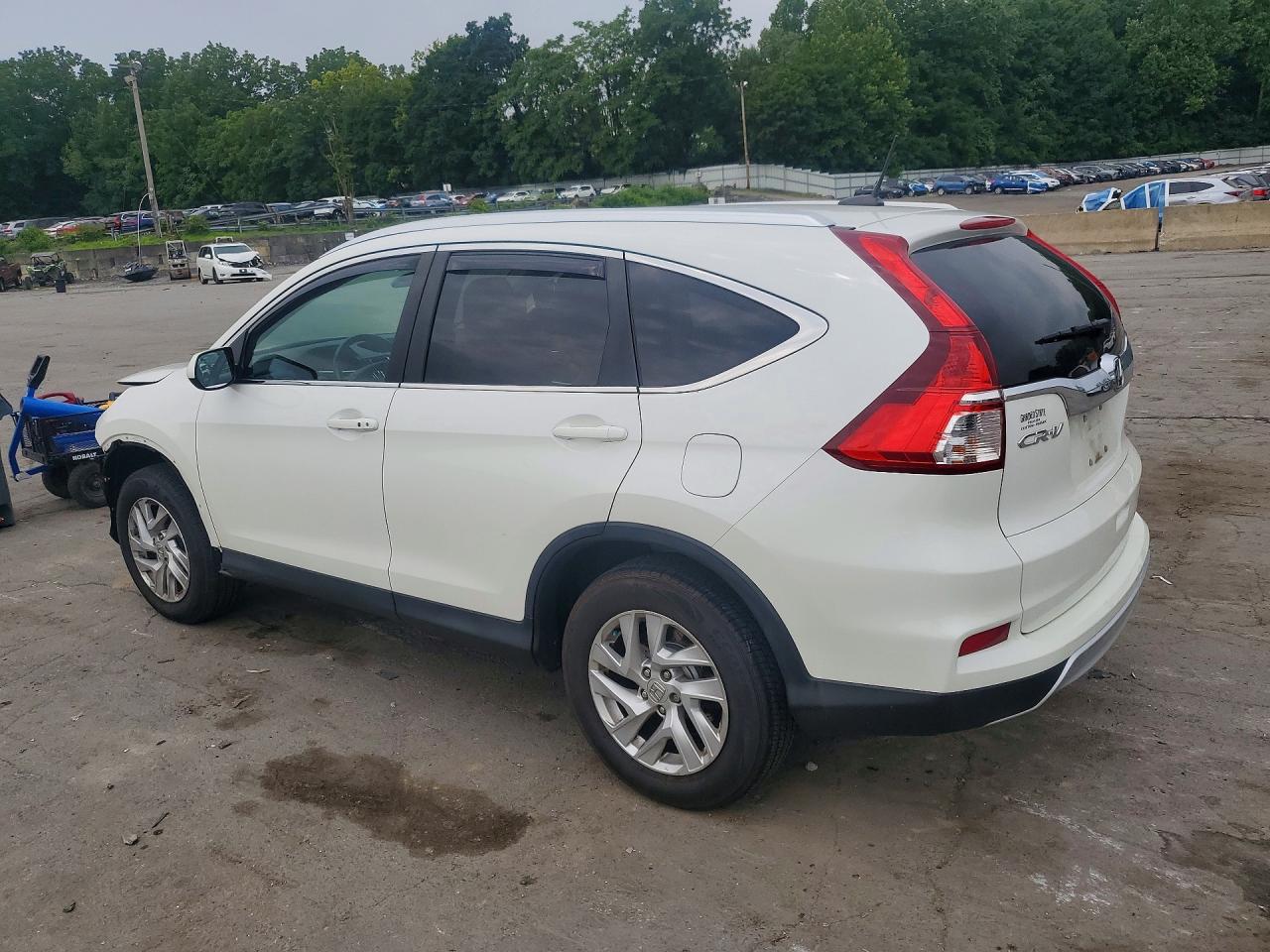 2015 Honda Cr-v Exl Белый vin: 5J6RM4H72FL035662