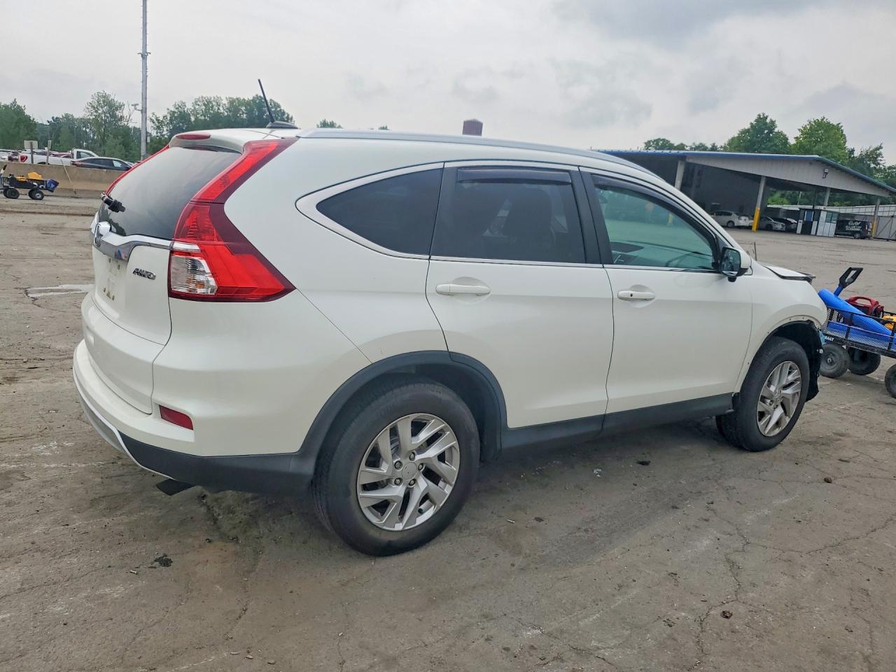 2015 Honda Cr-v Exl Белый vin: 5J6RM4H72FL035662