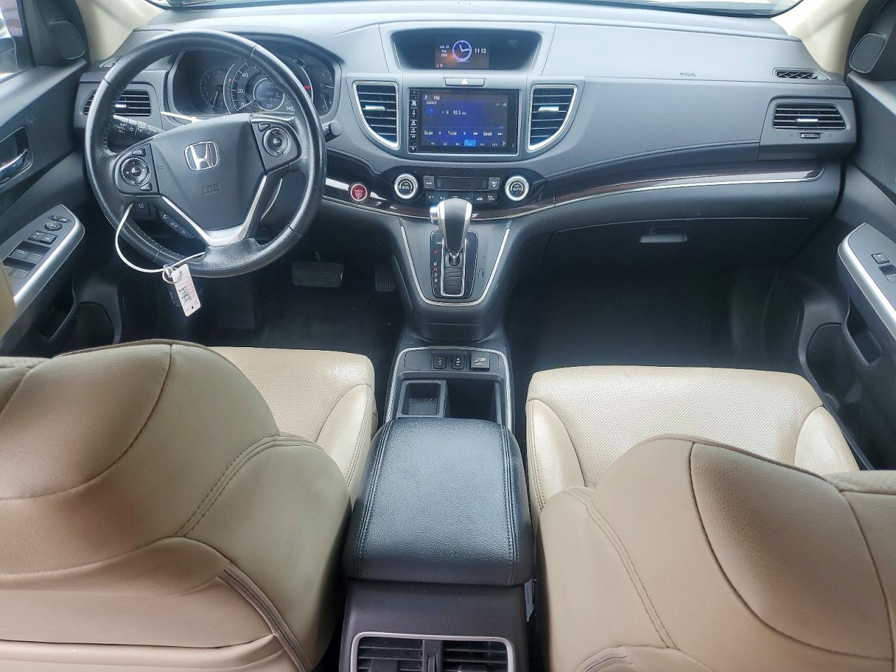 2015 Honda Cr-v Exl Белый vin: 5J6RM4H72FL035662