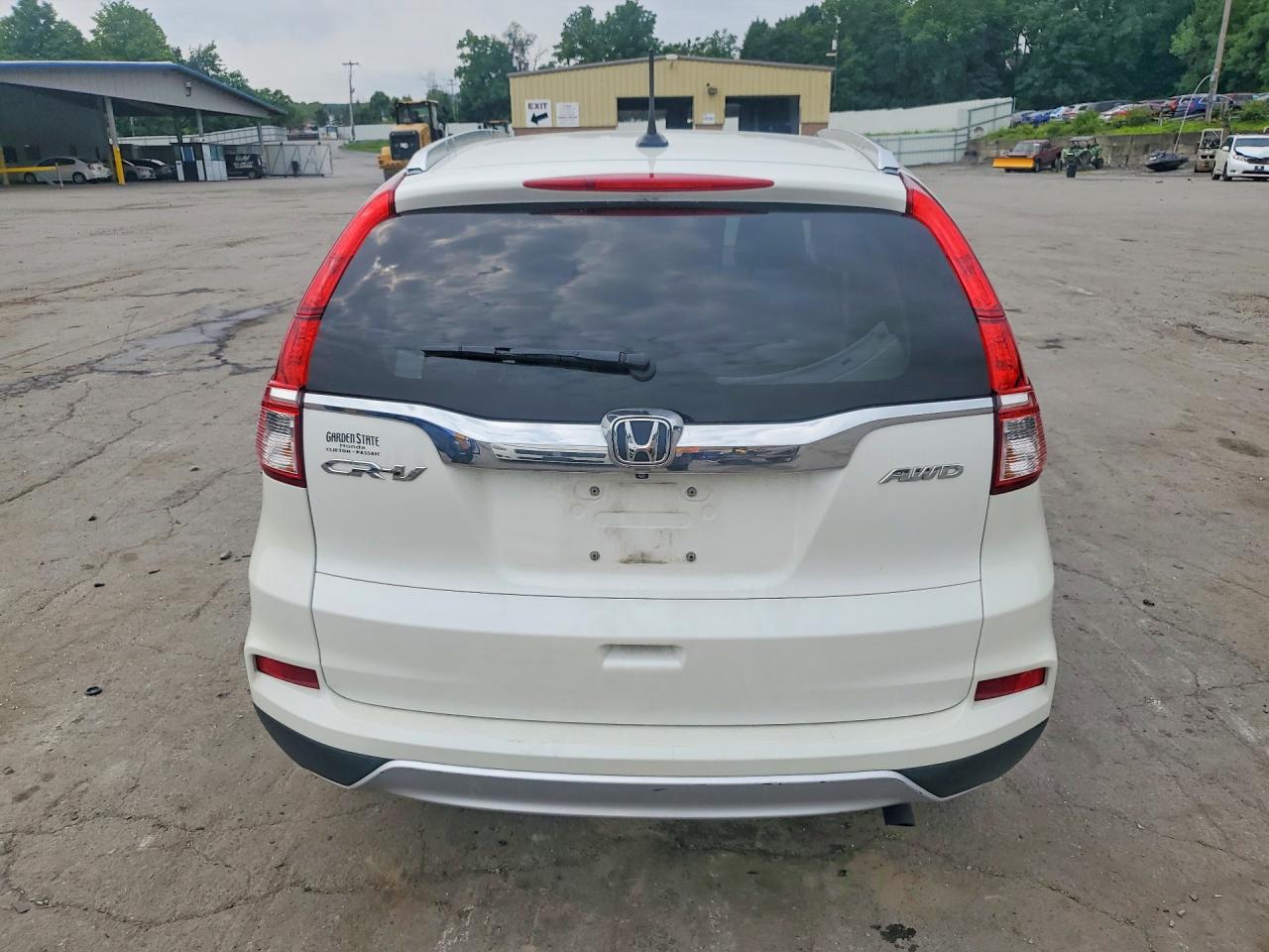 2015 Honda Cr-v Exl Белый vin: 5J6RM4H72FL035662