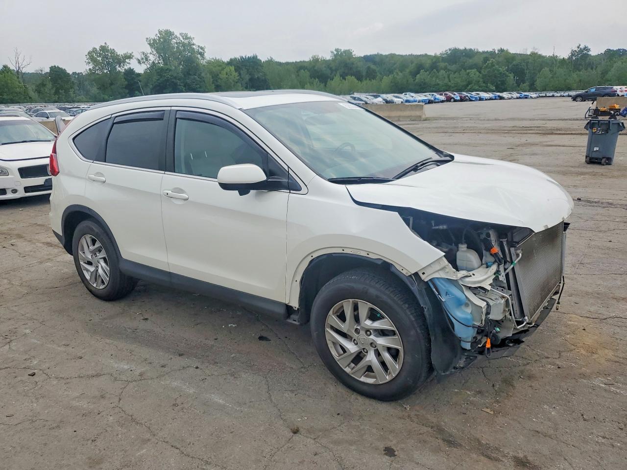 2015 Honda Cr-v Exl Белый vin: 5J6RM4H72FL035662