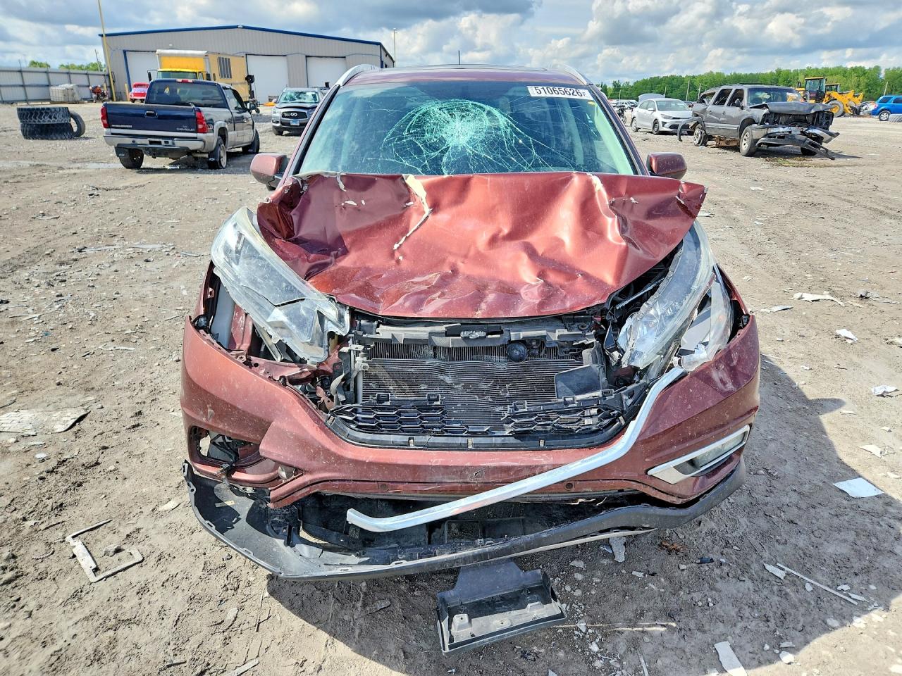 2015 Honda Cr-v Exl Коричневый vin: 5J6RM4H72FL077216