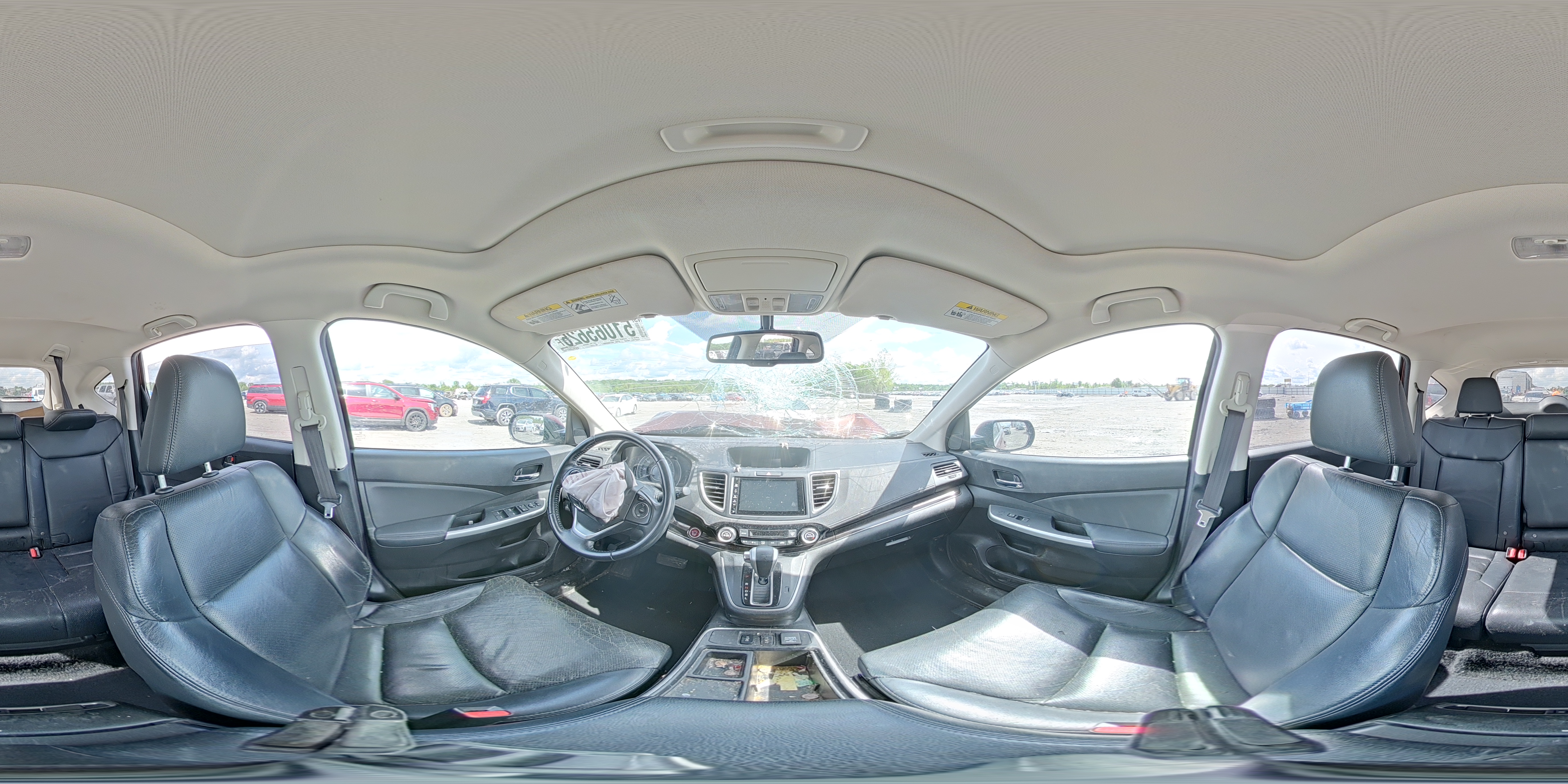 2015 Honda Cr-v Exl Коричневый vin: 5J6RM4H72FL077216