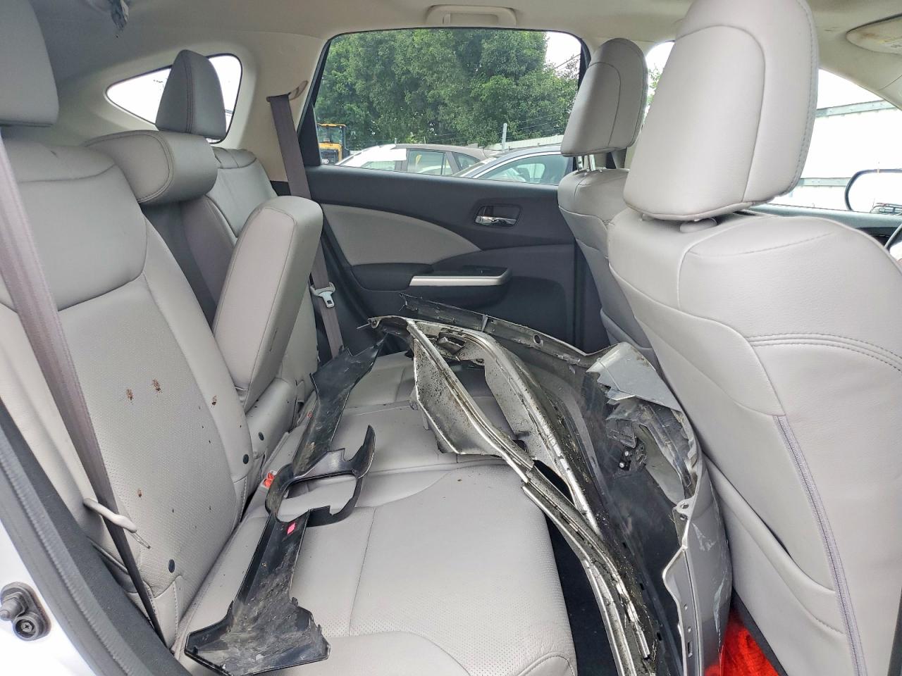 2015 Honda Cr-v Exl Silver vin: 5J6RM4H72FL098857
