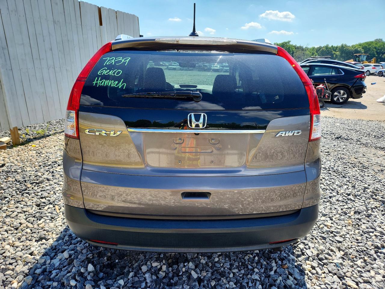 2012 Honda Cr-v Exl Gray vin: 5J6RM4H73CL011818