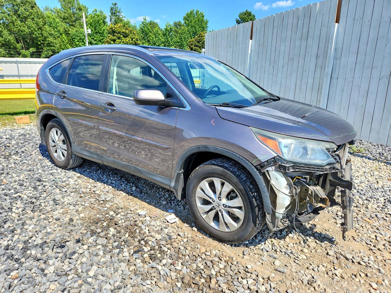 2012 Honda Cr-v Exl Gray vin: 5J6RM4H73CL011818