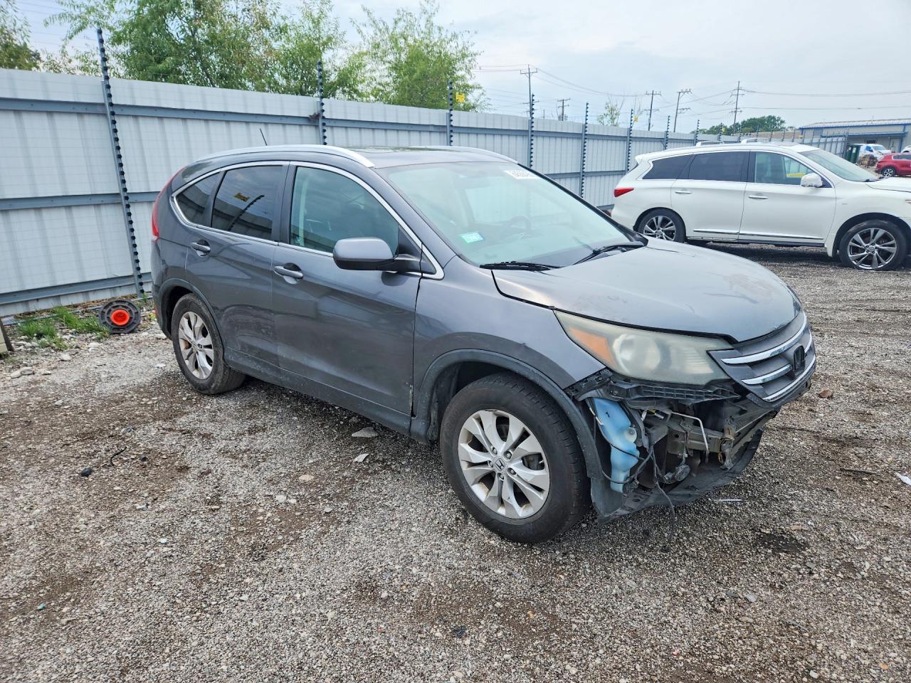 2012 Honda Cr-v Exl Gray vin: 5J6RM4H73CL023791