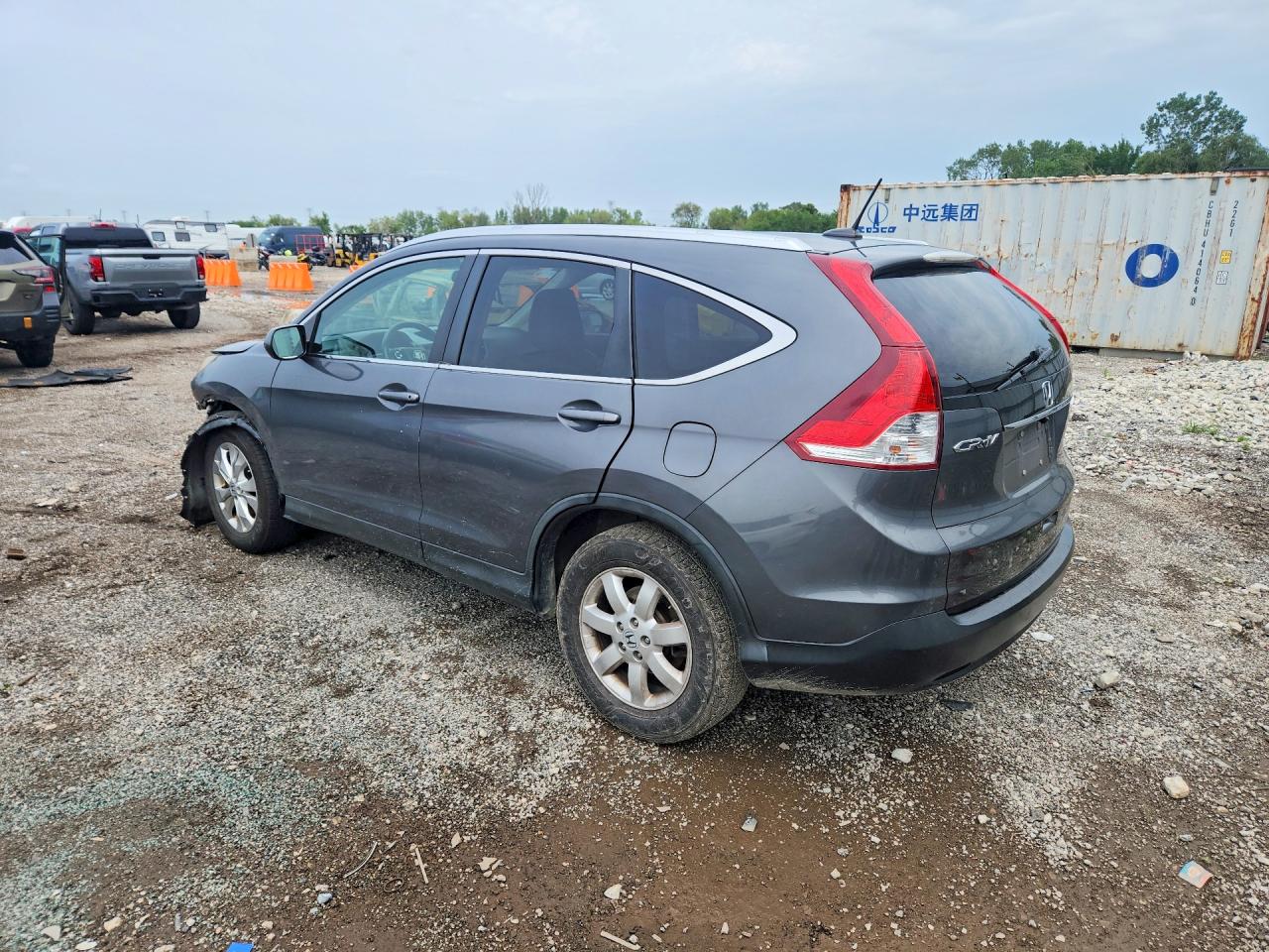 2012 Honda Cr-v Exl Gray vin: 5J6RM4H73CL023791
