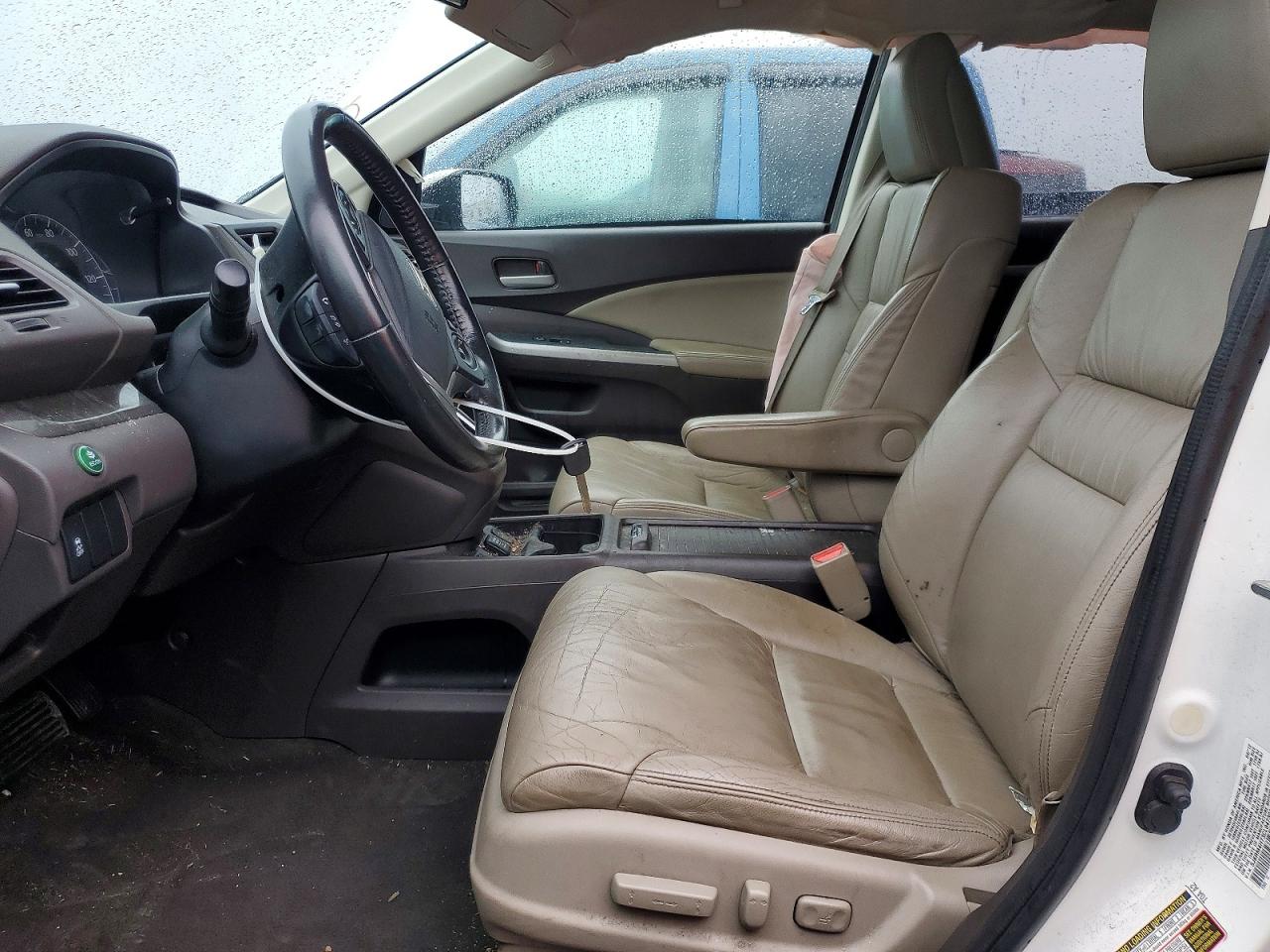 2012 Honda Cr-v Exl White vin: 5J6RM4H73CL047301