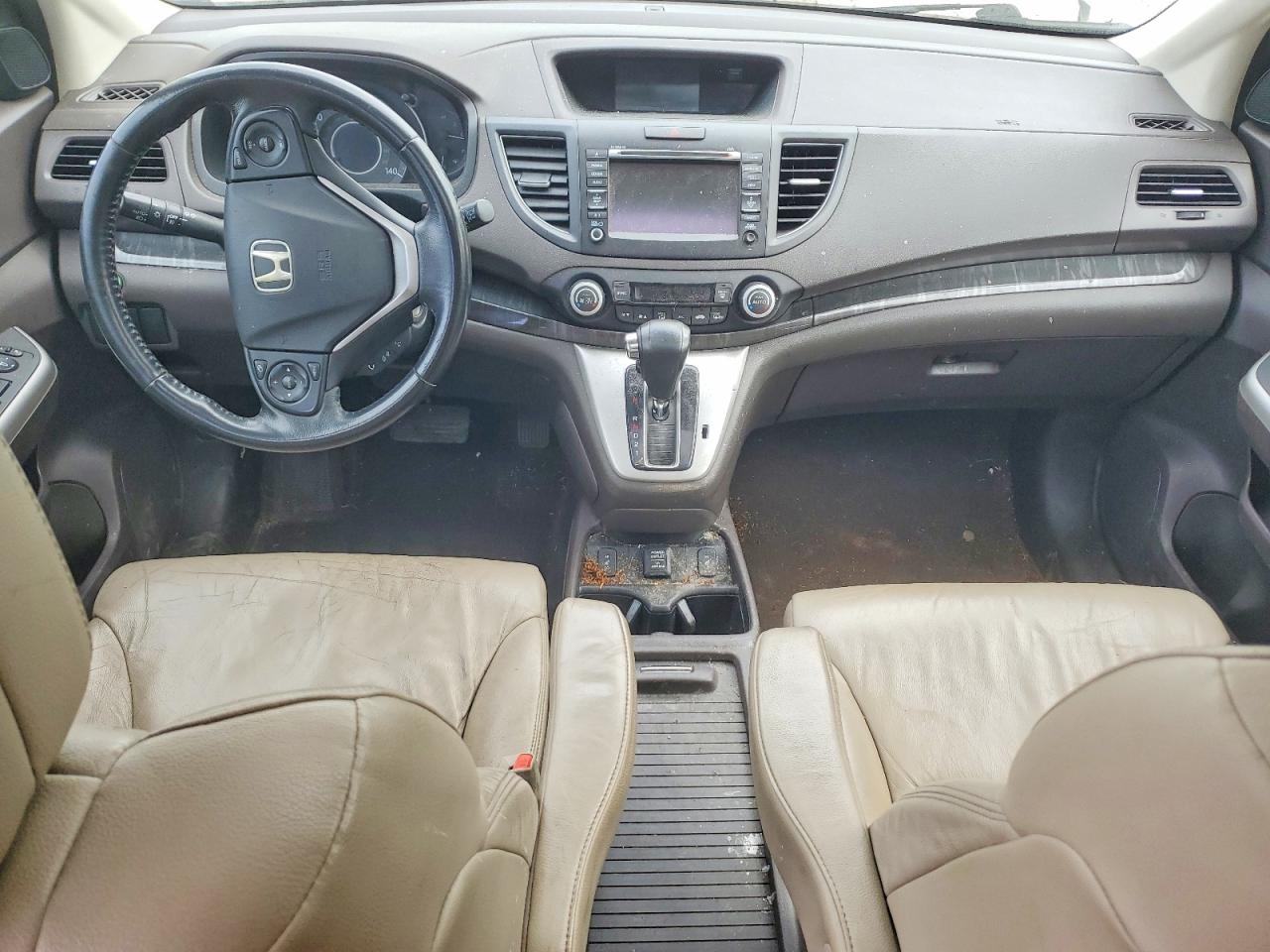 2012 Honda Cr-v Exl White vin: 5J6RM4H73CL047301