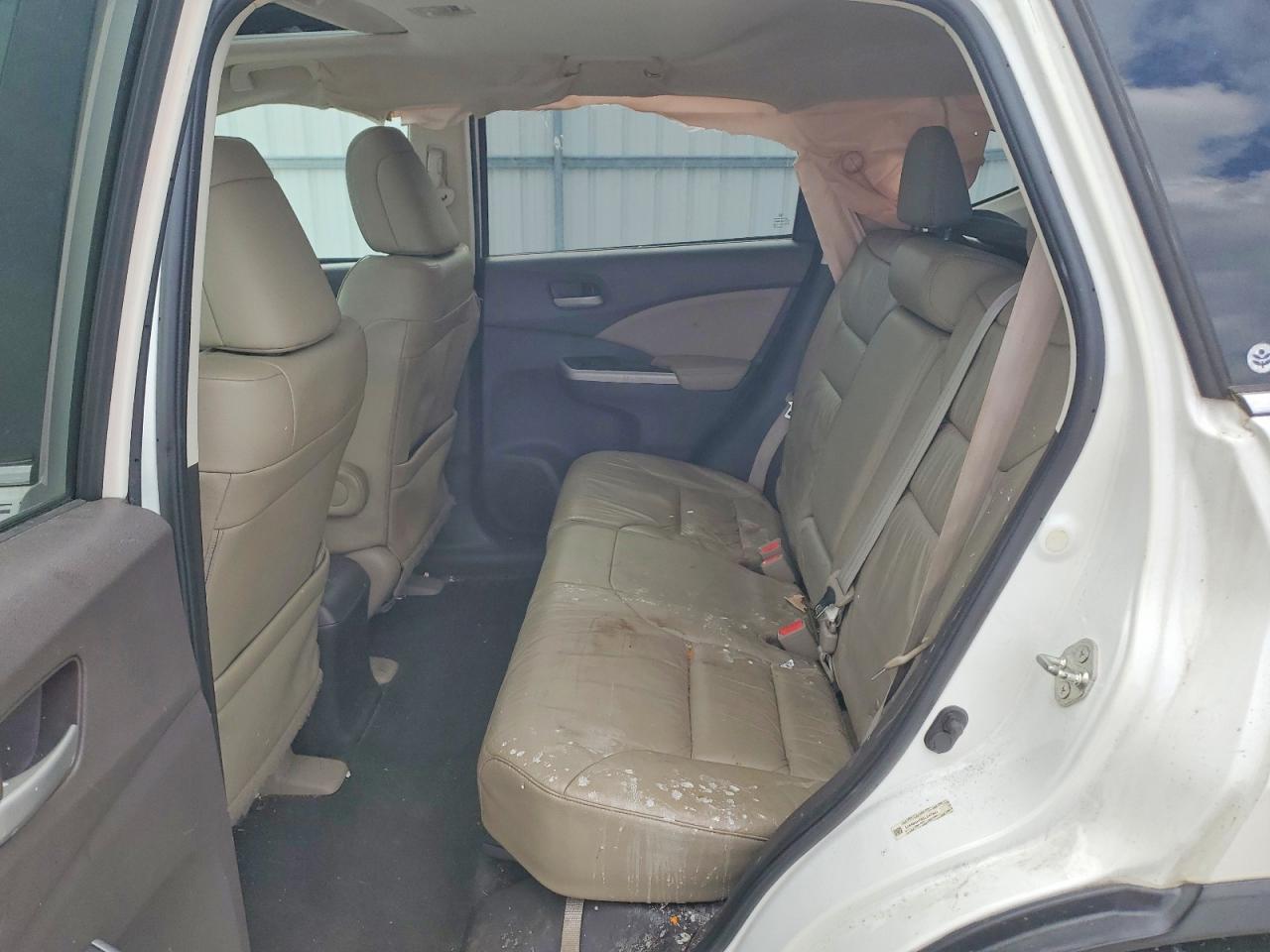 2012 Honda Cr-v Exl White vin: 5J6RM4H73CL047301