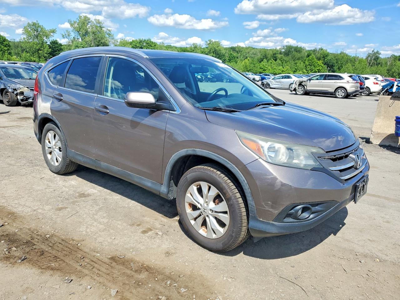 2012 Honda Cr-v Exl Gray vin: 5J6RM4H73CL055799