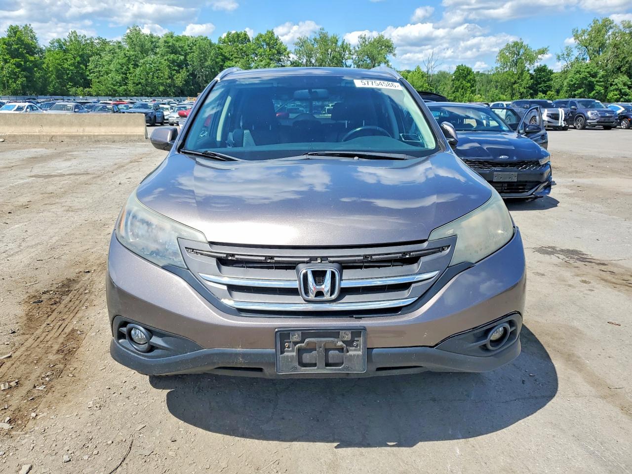2012 Honda Cr-v Exl Gray vin: 5J6RM4H73CL055799