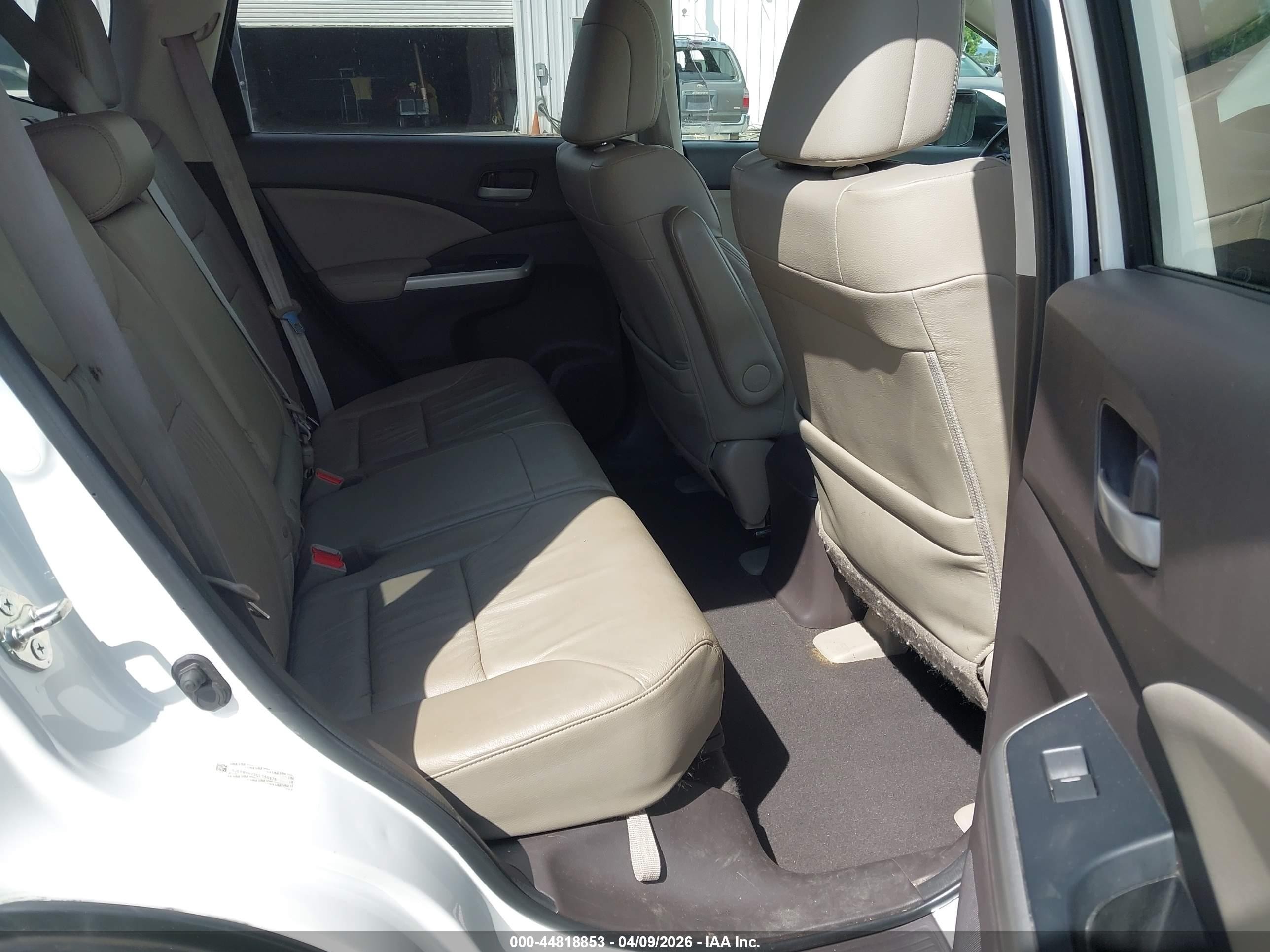 2012 Honda Cr-v Ex-l White vin: 5J6RM4H73CL056676