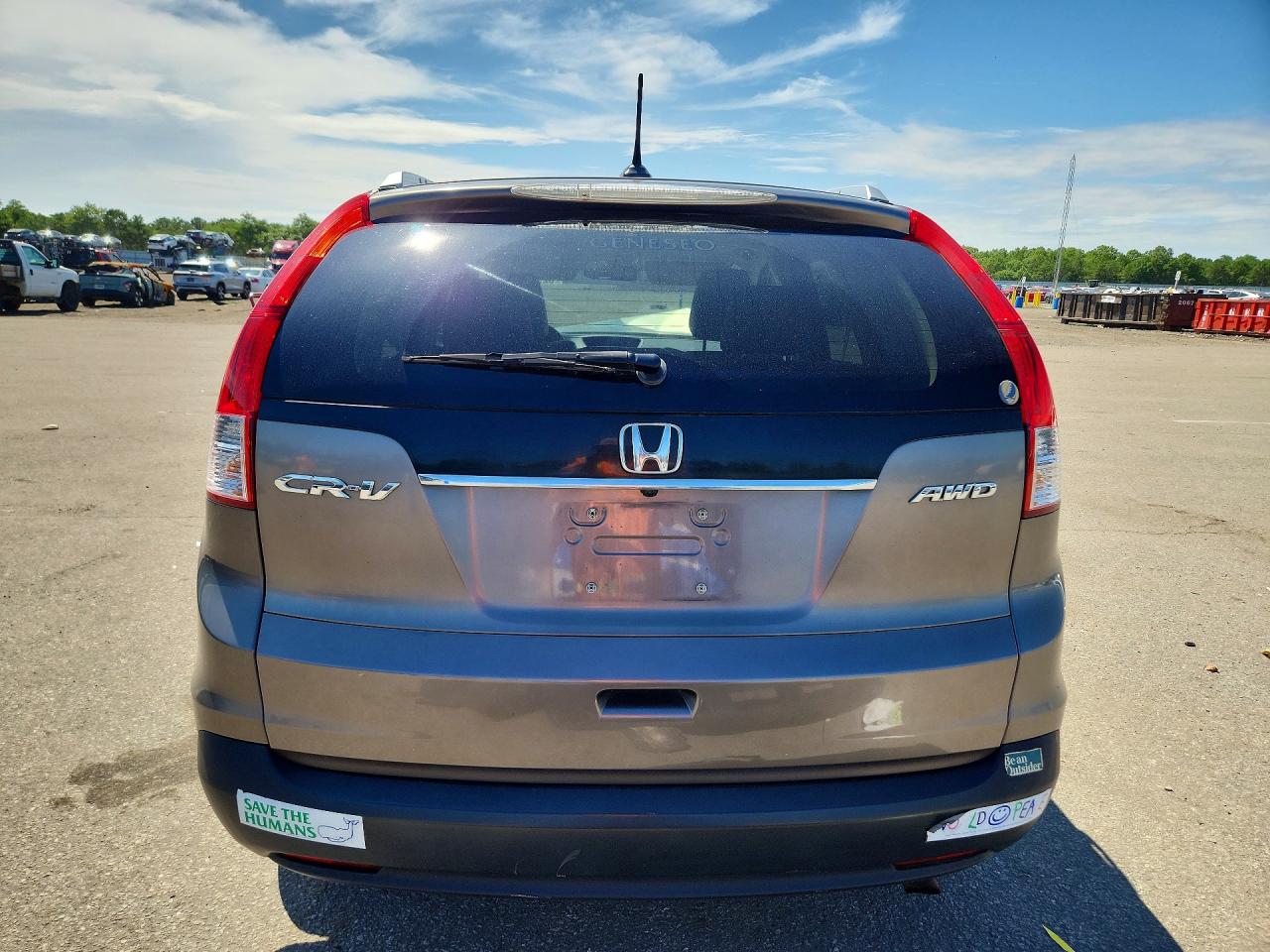 2013 Honda Cr-v Exl Gray vin: 5J6RM4H73DL000058