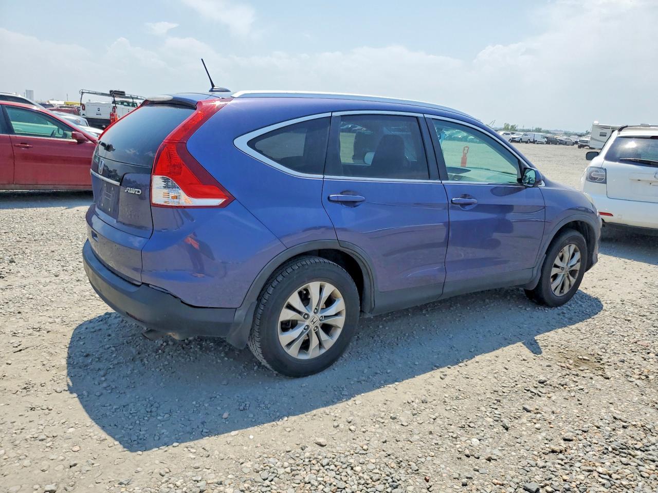 2013 Honda Cr-v Exl Silver vin: 5J6RM4H73DL000092