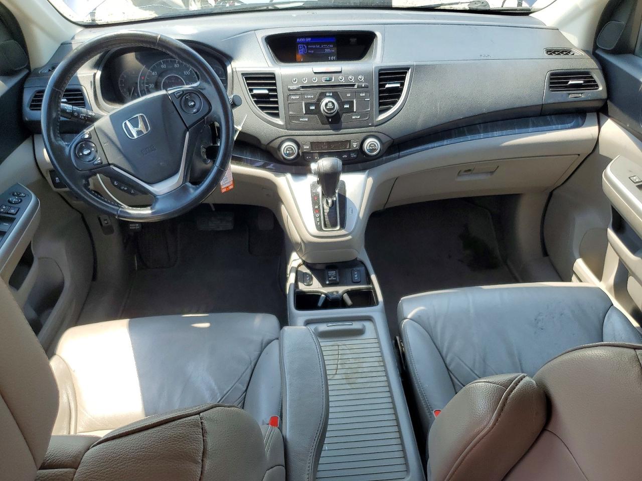 2013 Honda Cr-v Exl Silver vin: 5J6RM4H73DL000092