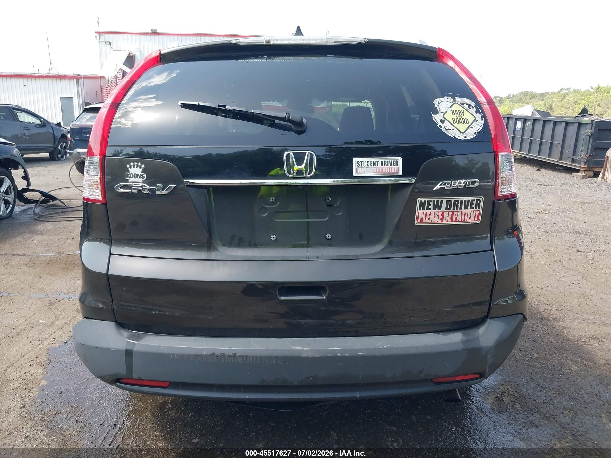2013 Honda Cr-v Ex-l Brown vin: 5J6RM4H73DL004837