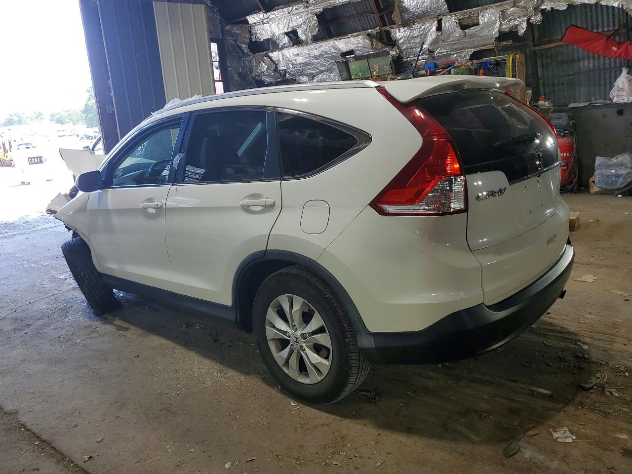 2013 Honda Cr-v Exl White vin: 5J6RM4H73DL007916