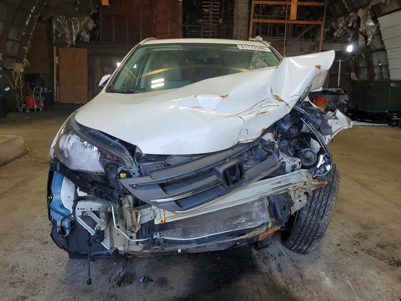 2013 Honda Cr-v Exl White vin: 5J6RM4H73DL007916