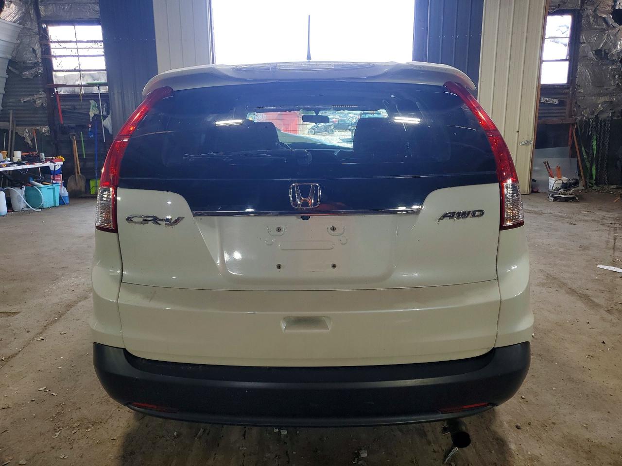 2013 Honda Cr-v Exl White vin: 5J6RM4H73DL007916