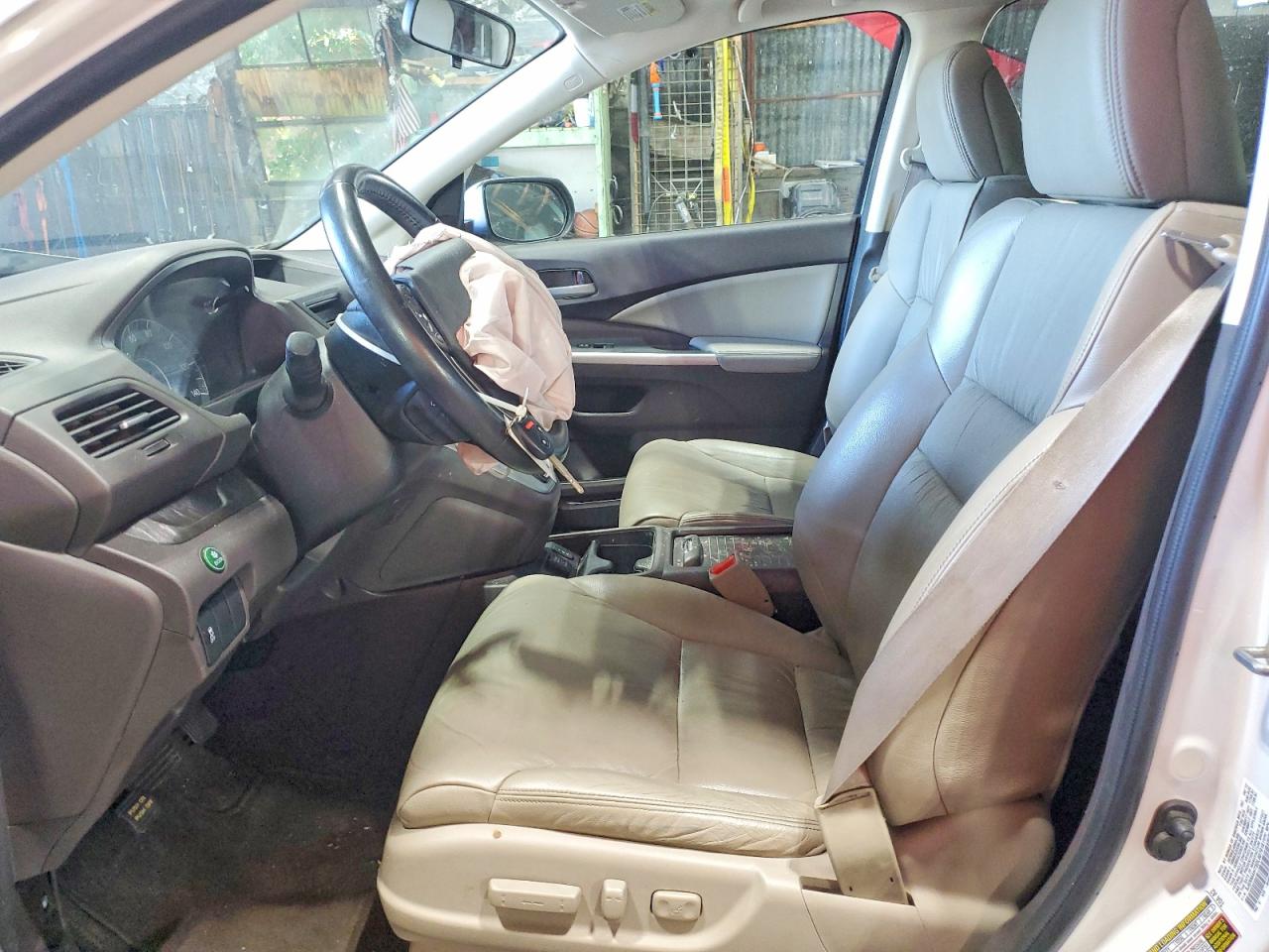 2013 Honda Cr-v Exl White vin: 5J6RM4H73DL007916