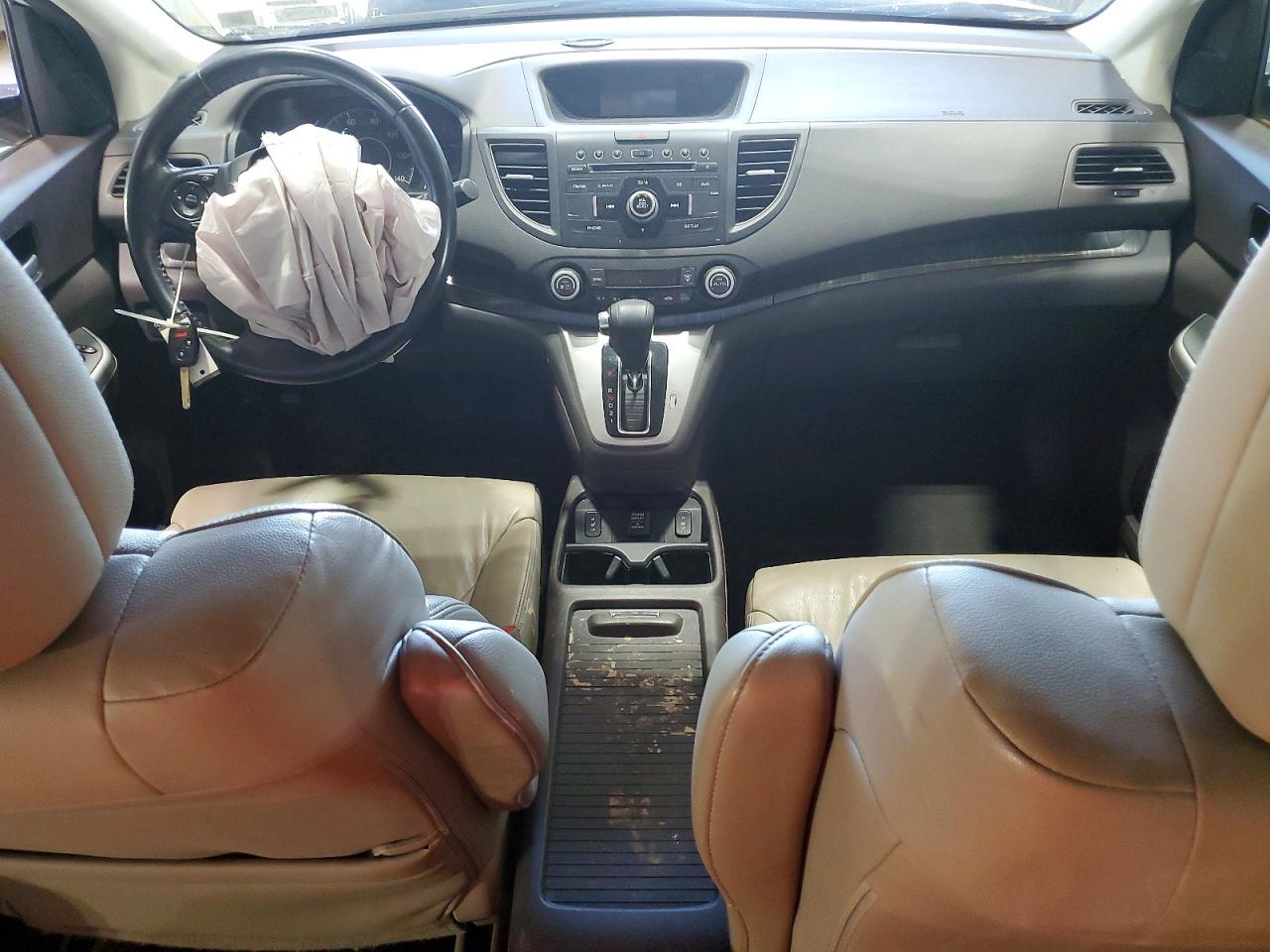 2013 Honda Cr-v Exl White vin: 5J6RM4H73DL007916